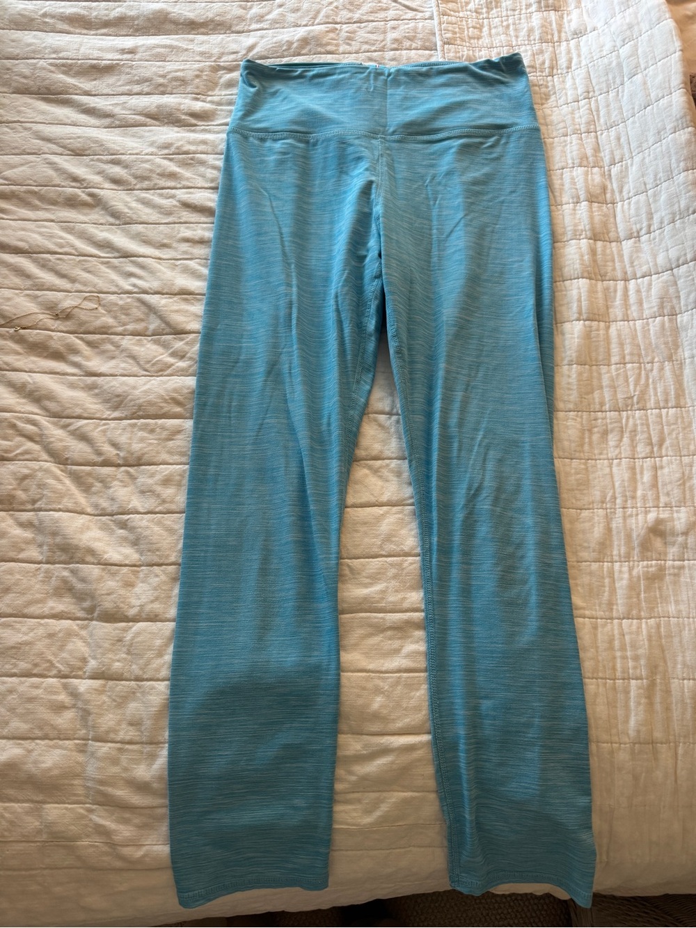 Women's Blue High-Waist Leggings